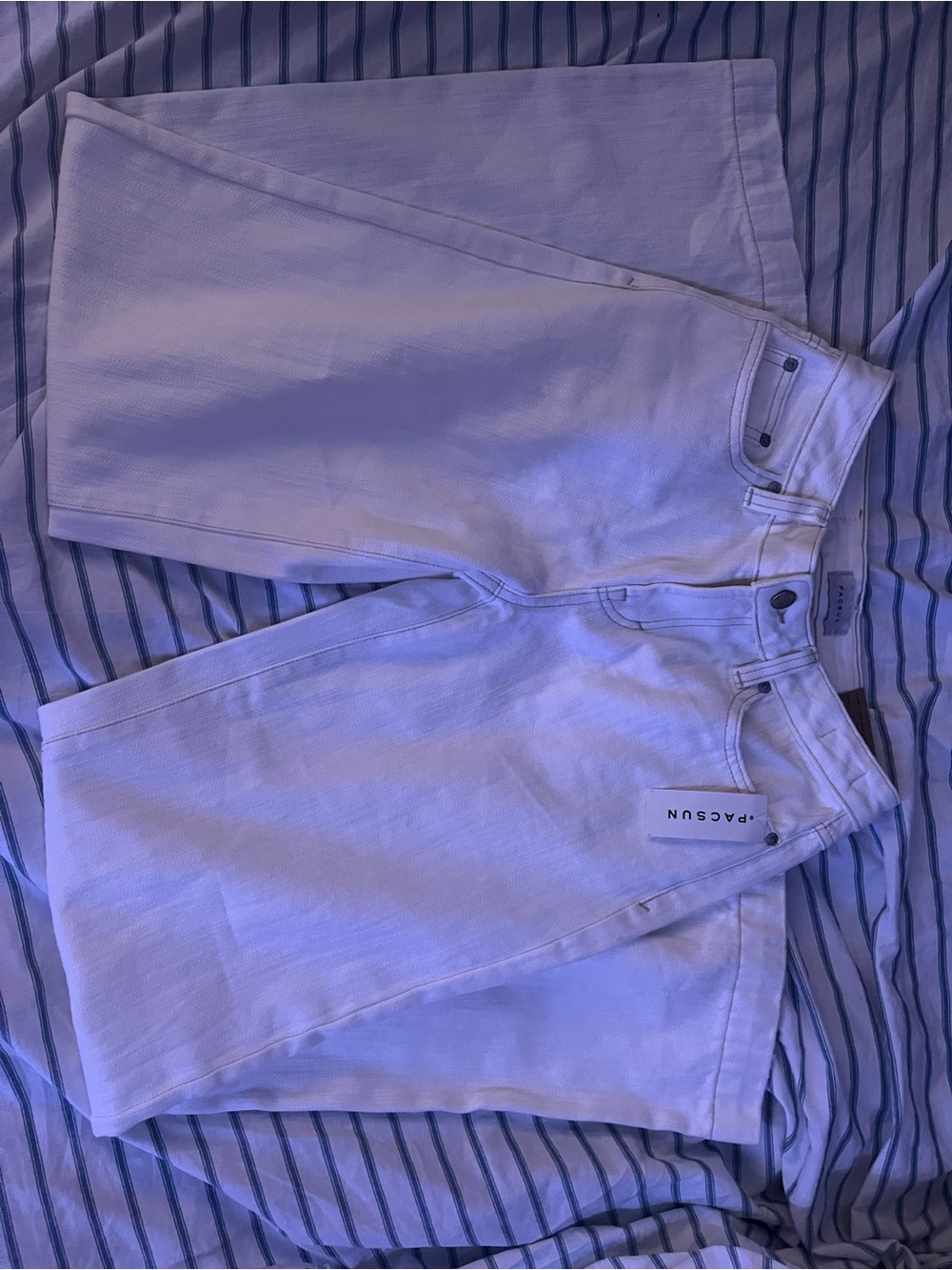 White Pacsun Casey Lowrise Baggy Jeans